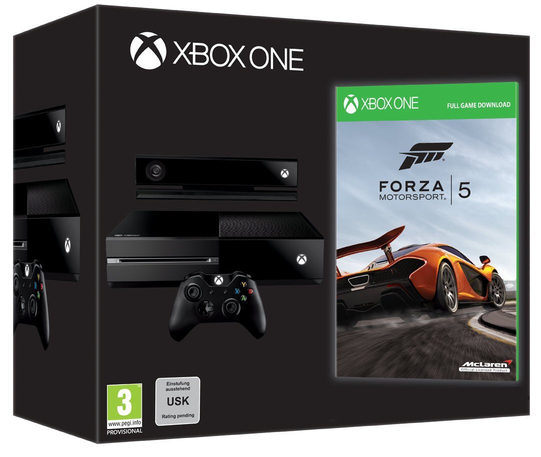 Xbox One 11月22日上市:首发限定版含《极限竞速5》游戏